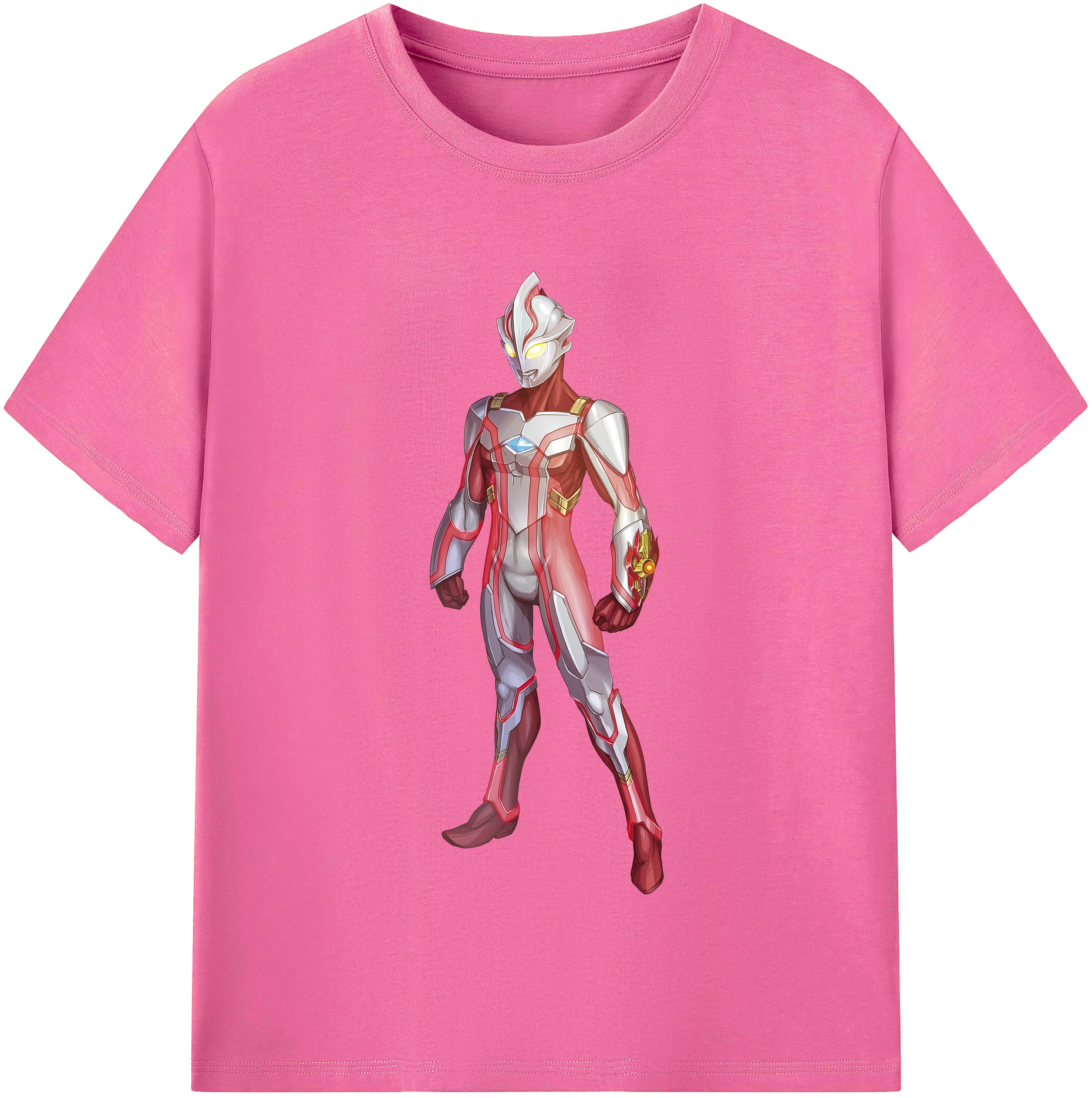 （画像用） ウルトラマン Ultraman レディースカジュアルプリントTシャツ（綿100％）